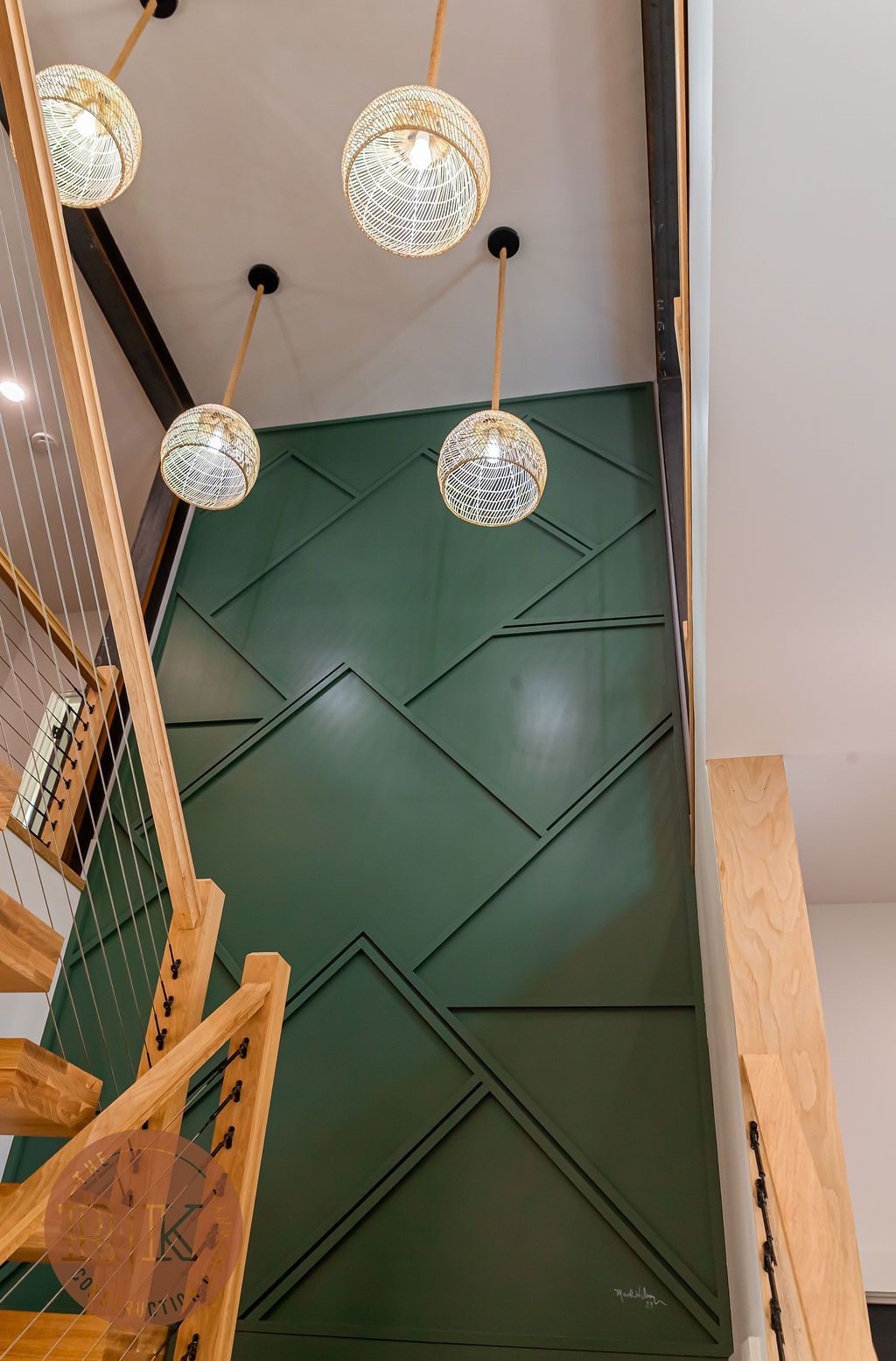 custom wall in home in granville ohio