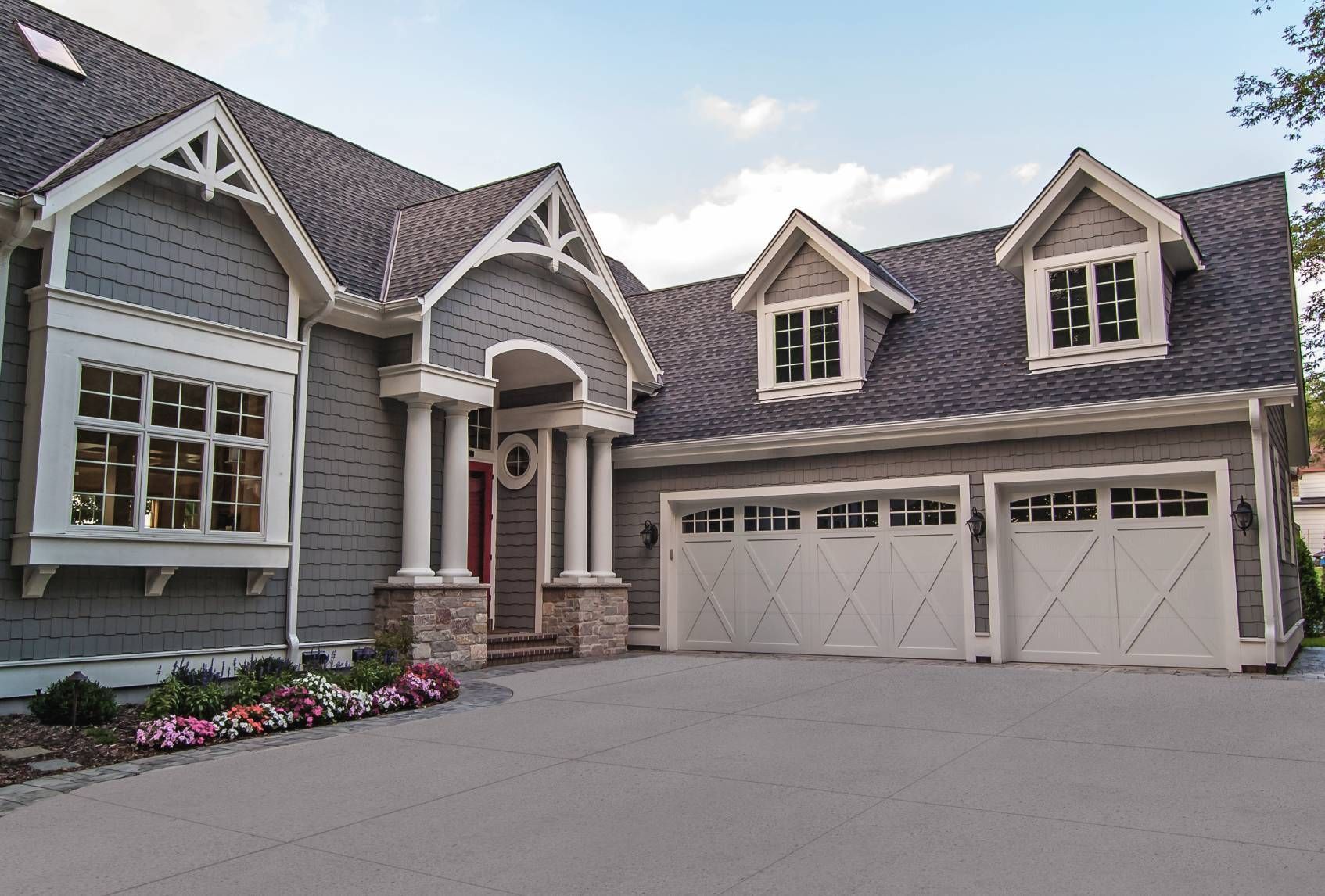 A residential garage door installation in Nashville, NC by Chappell's Overhead Door