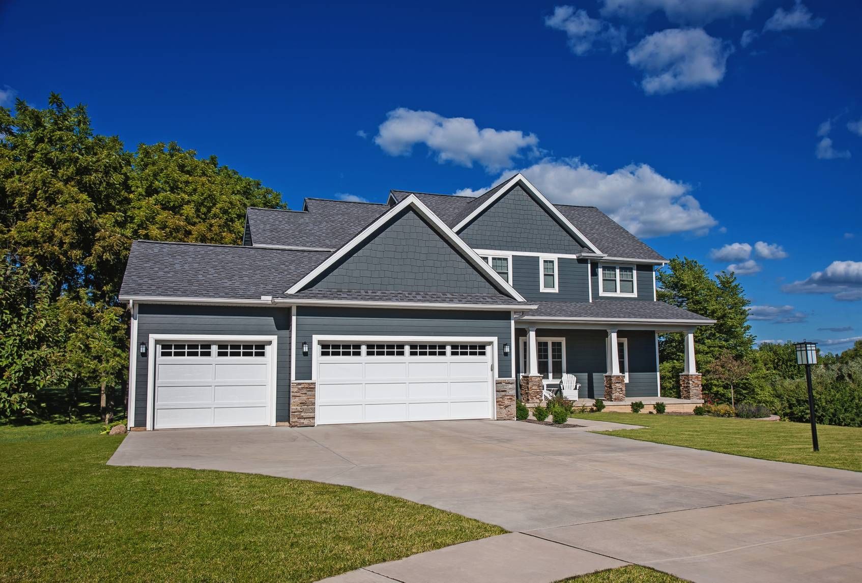 A residential garage door sale and installation in Rocky Mount, NC by Chappell's Overhead Door