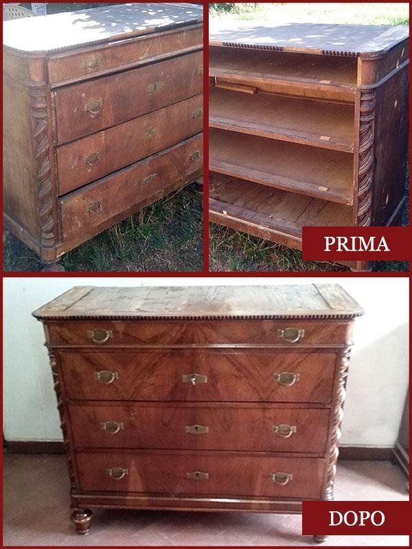 restauro cassettiera