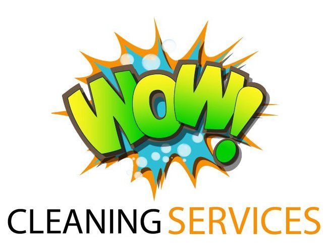 WOW cleaning service logo