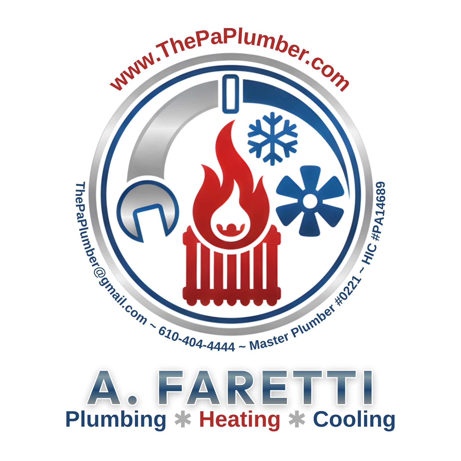 A Faretti Plumbing, Heating, & Cooling, LLC logo