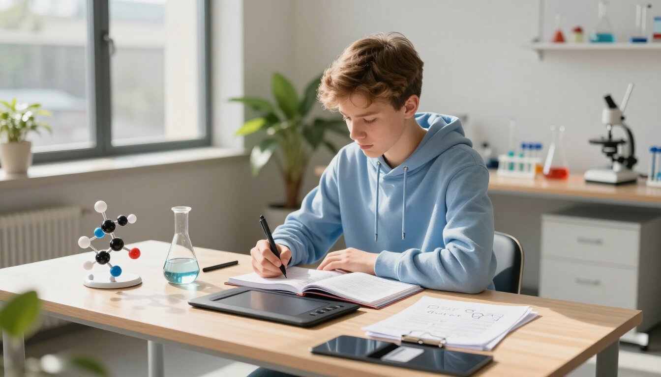 Chemistry Student Study