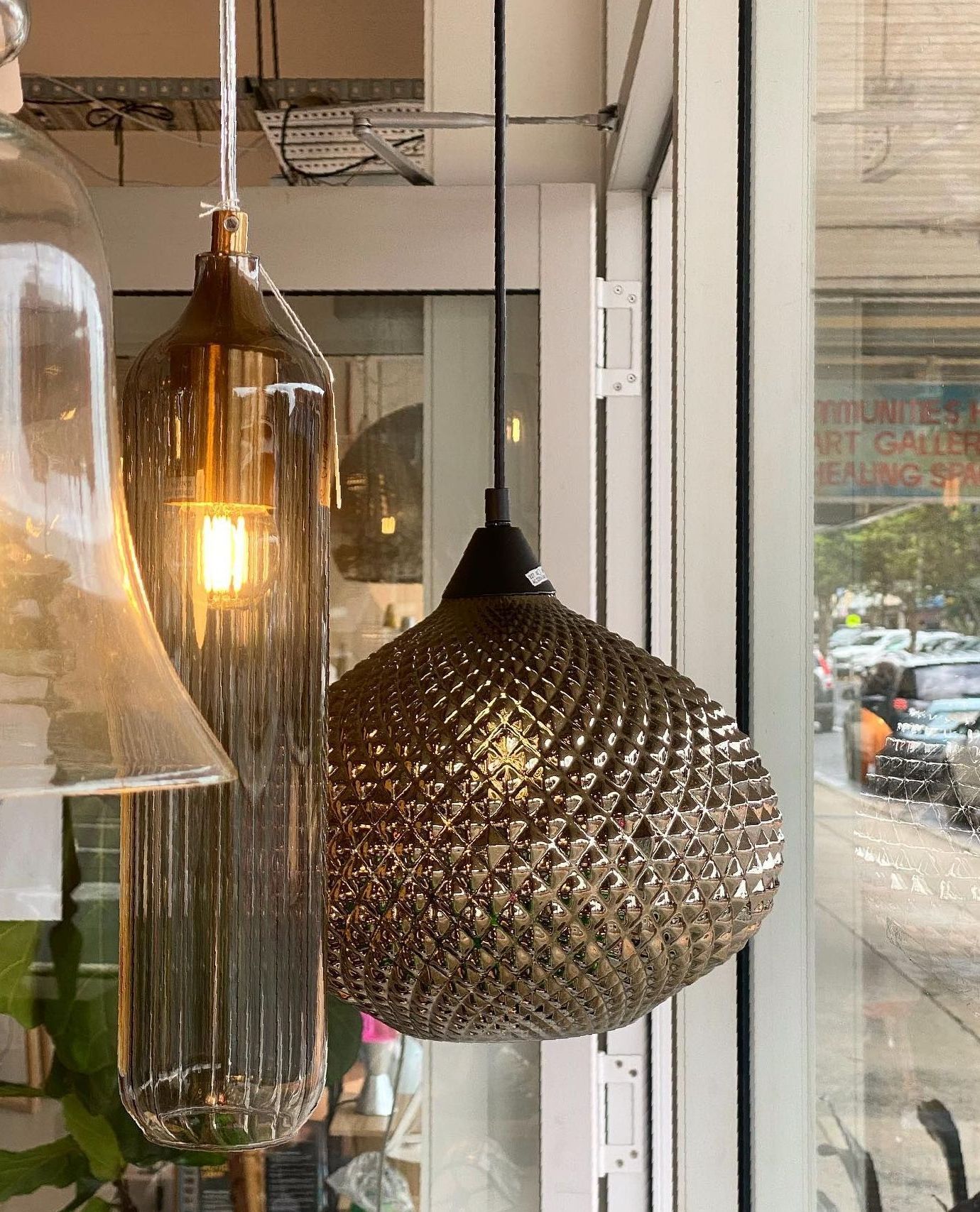 A Black Pendant Light With a Copper Handle Hangs From the Ceiling — Brightway Lighting in Lismore, NSW