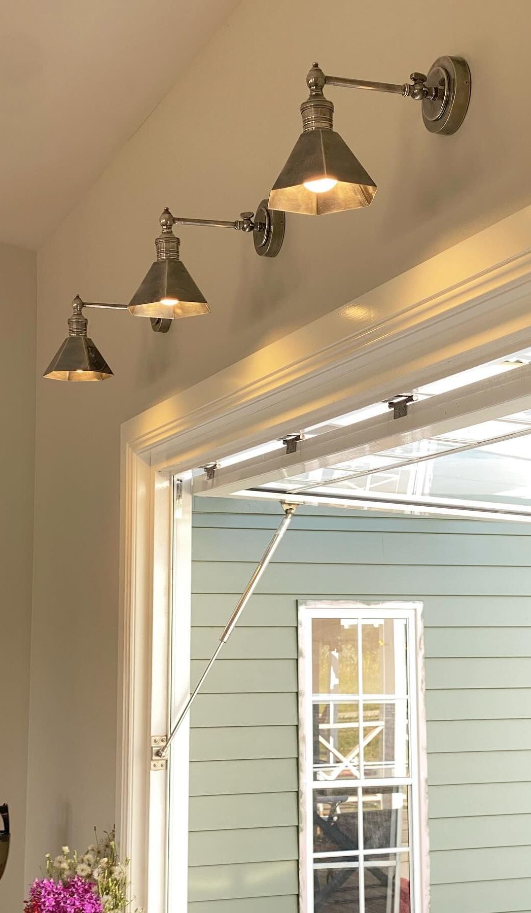 Three Lights On Top of a Doorway — Brightway Lighting in Lismore, NSW