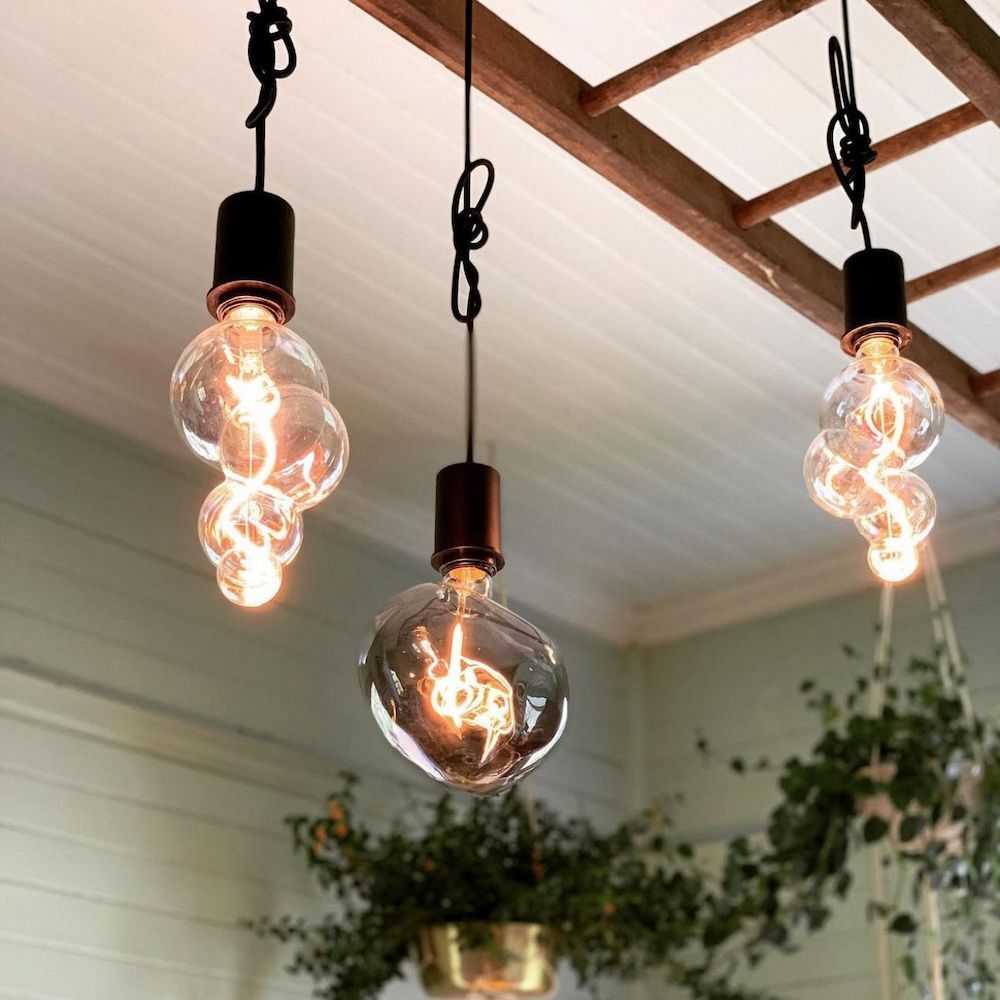 A Close Up of a Pendant Light Hanging From the Ceiling — Brightway Lighting in Lismore, NSW