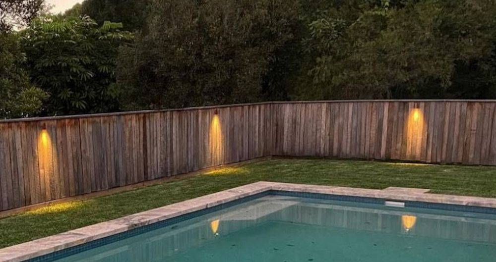 Poolside Scene With Recessed Lights — Brightway Lighting in Lismore, NSW