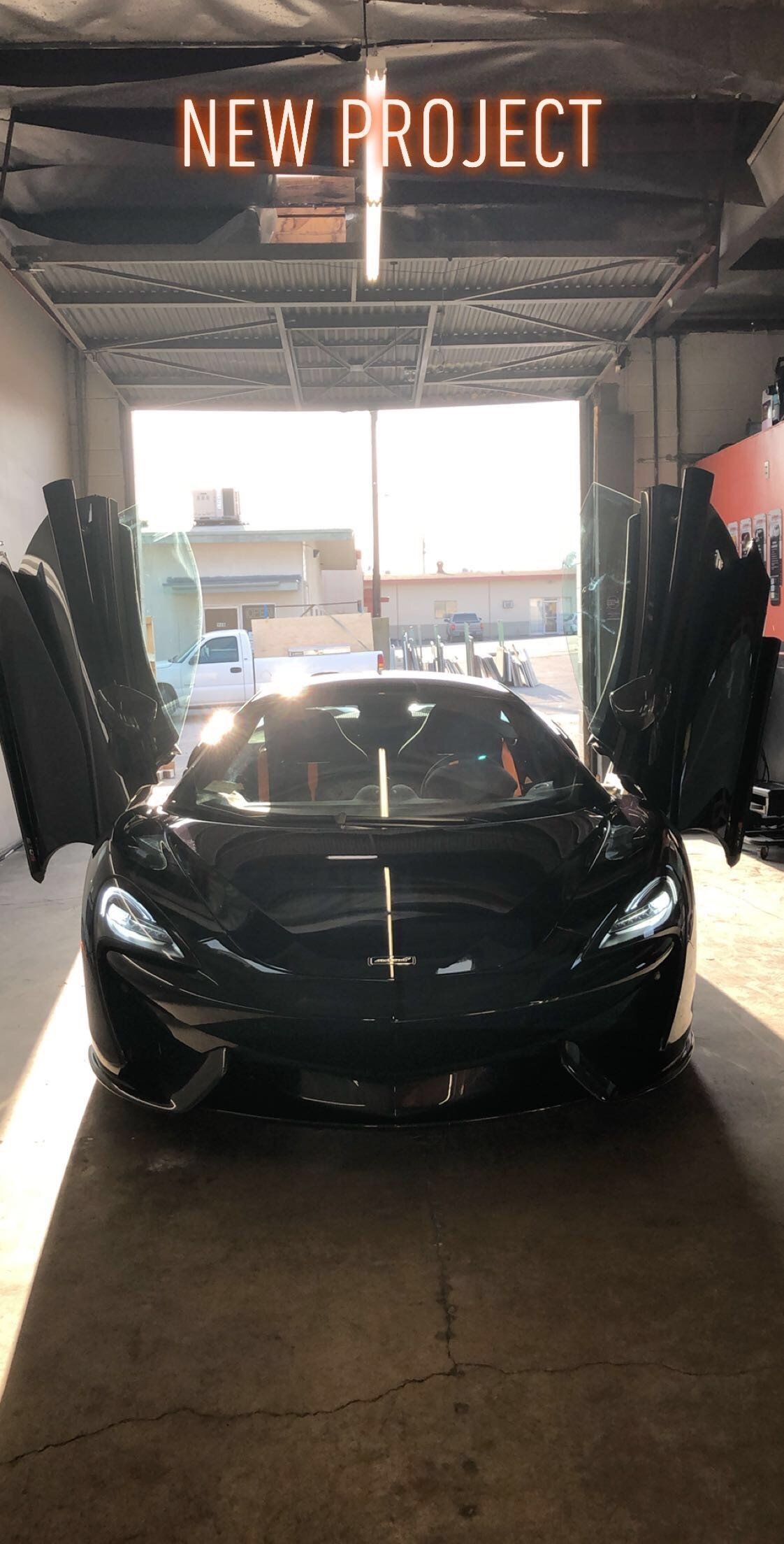 Shiny Black Super Car — Upland, CA — SoCal Tint