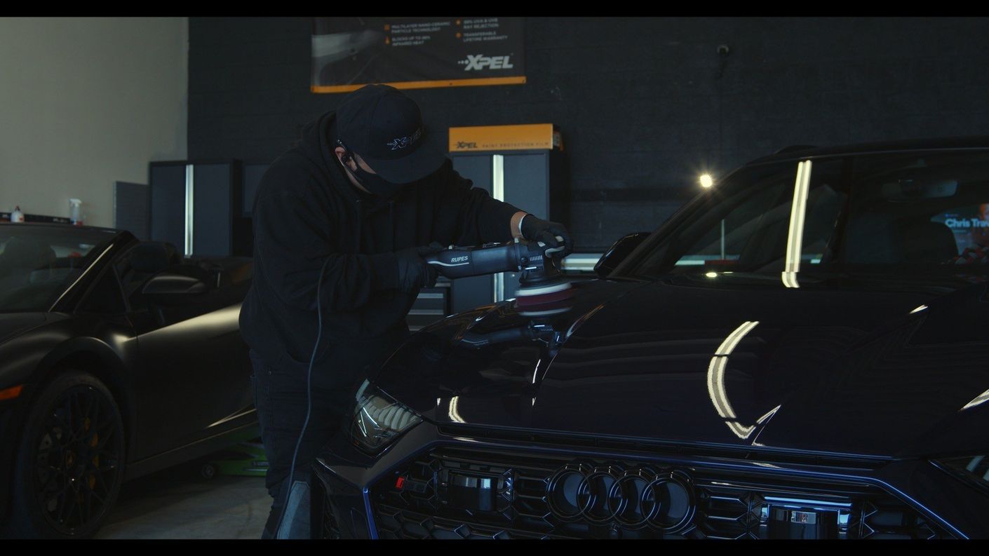 Man Polishing a Car | Upland, CA | SoCal Tint