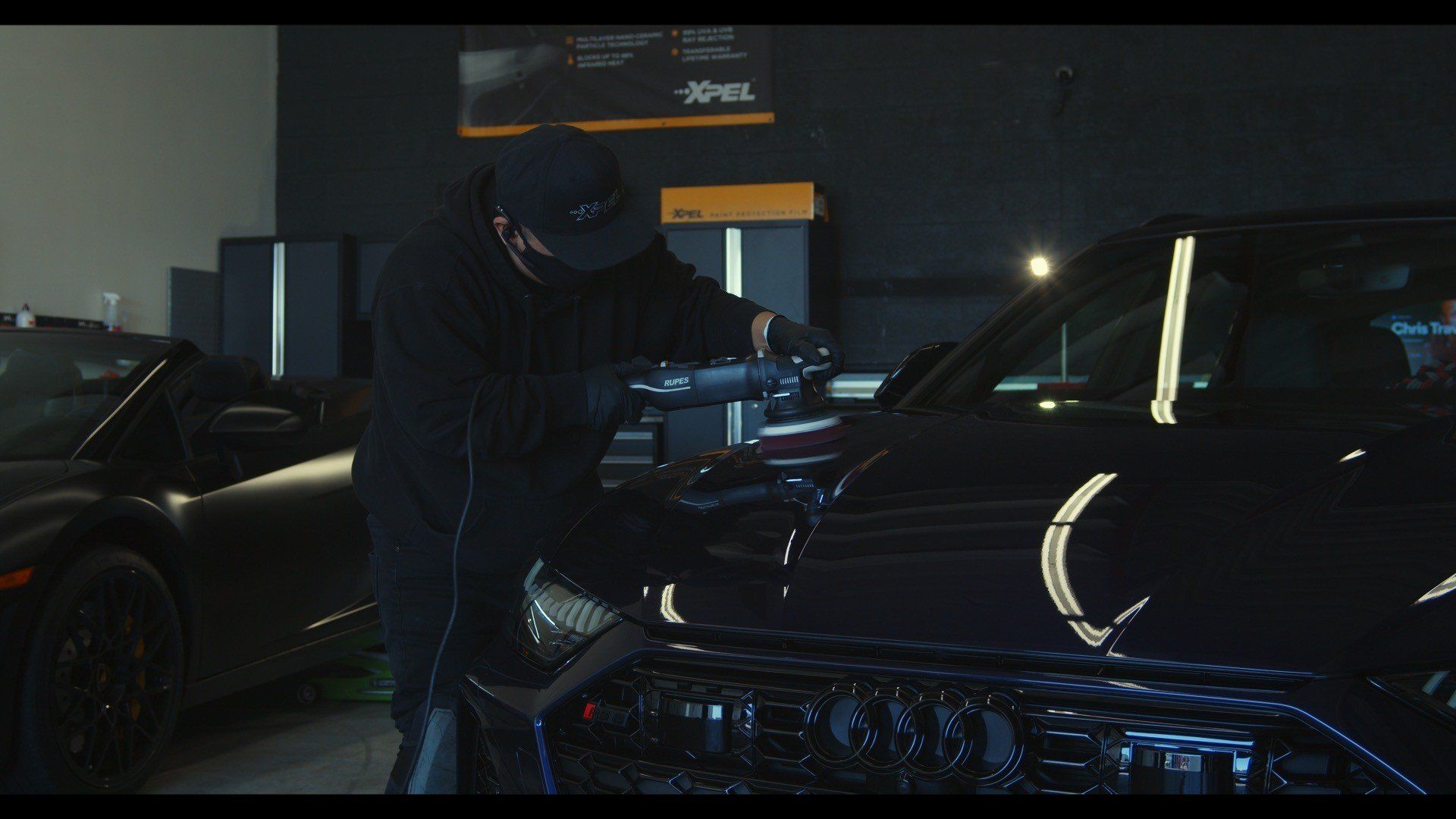Polishing The Black Car — Upland, CA — SoCal Tint