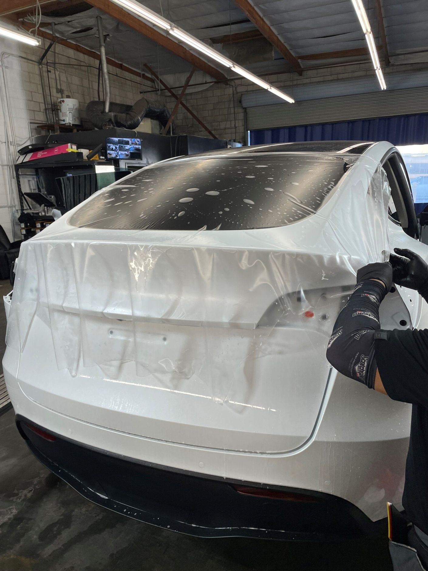 Porsche Paint Protection Film Application in Progress | Upland, CA | The SoCal Auto Salon