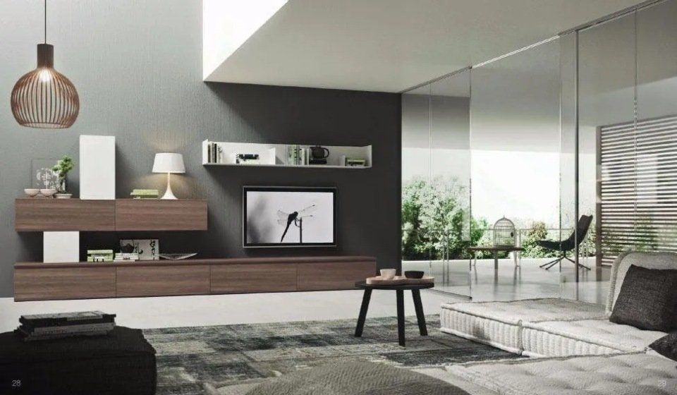 soggiorno con arredi moderni