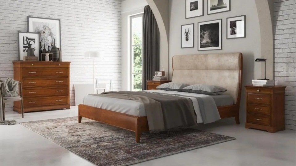 letto matrimoniale in stile moderno