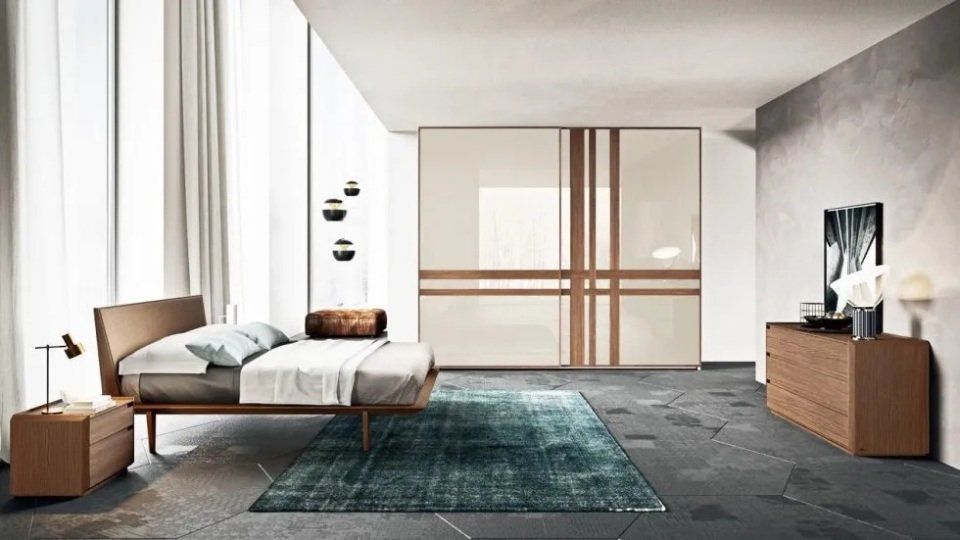 arredi eleganti per la camera matrimoniale