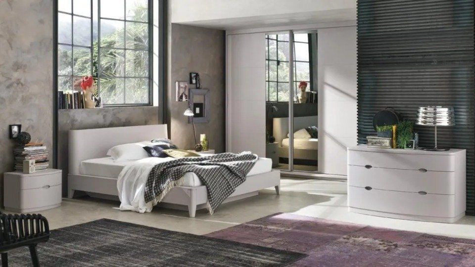 camera da letto con arredamenti su misura