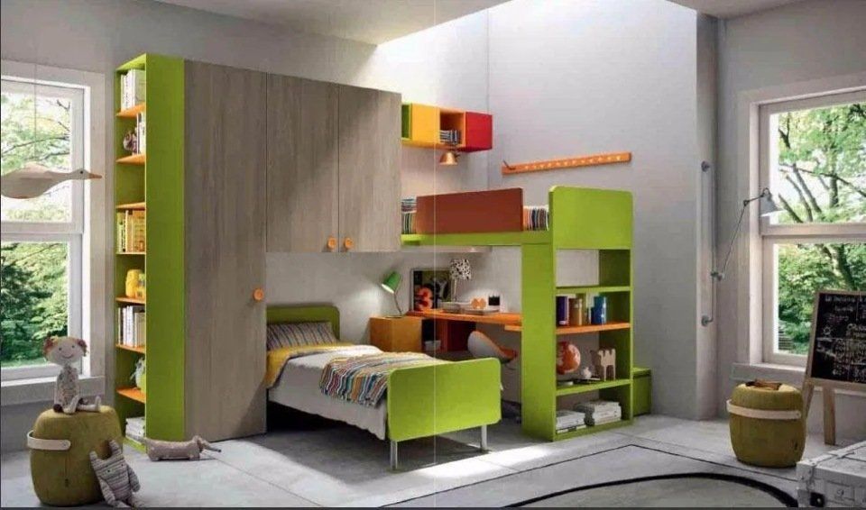 cameretta per bambini colorata