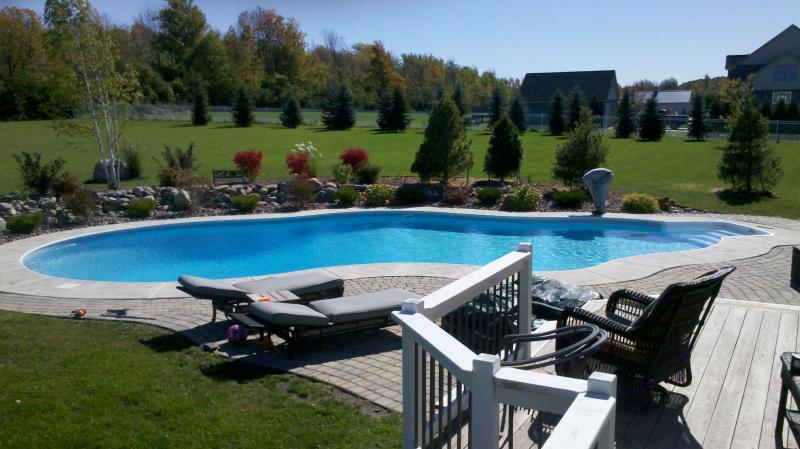 Pool With Deck On The Side — Liverpool, NY — CoolWaters Pool & Spa
