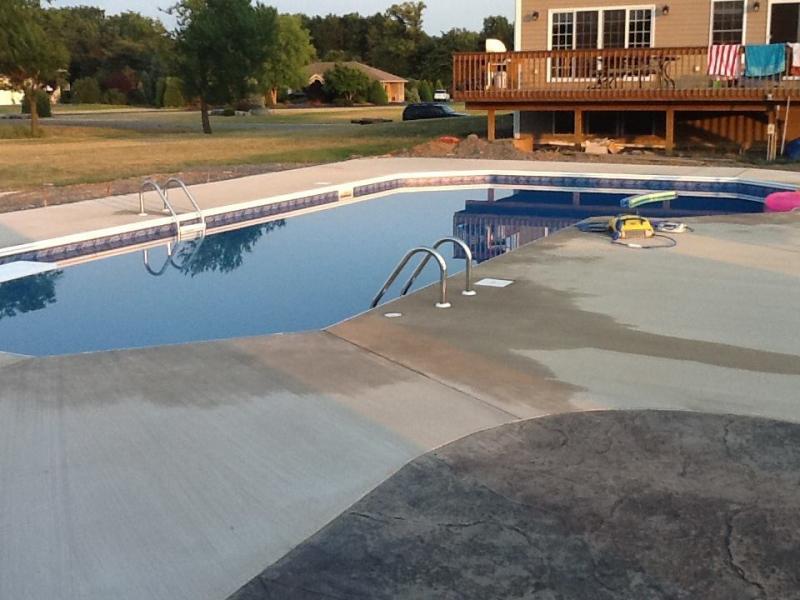 Wet Floor On The Pool Side — Liverpool, NY — CoolWaters Pool & Spa