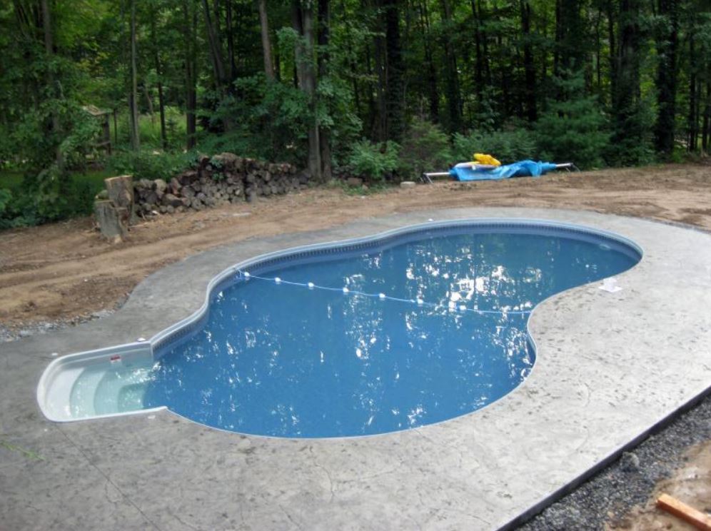 polymer inground pool
