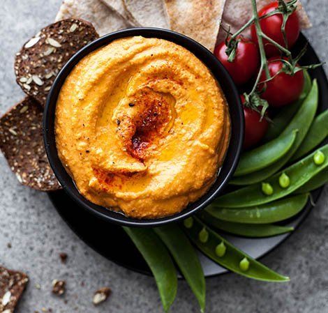 Roasted Red Pepper Hummus