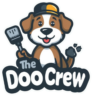 The Doo Crew Logo, Dog Poop Pickup