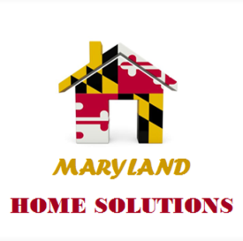 Logo: House shape with the Maryland flag, text "Maryland Home Solutions".