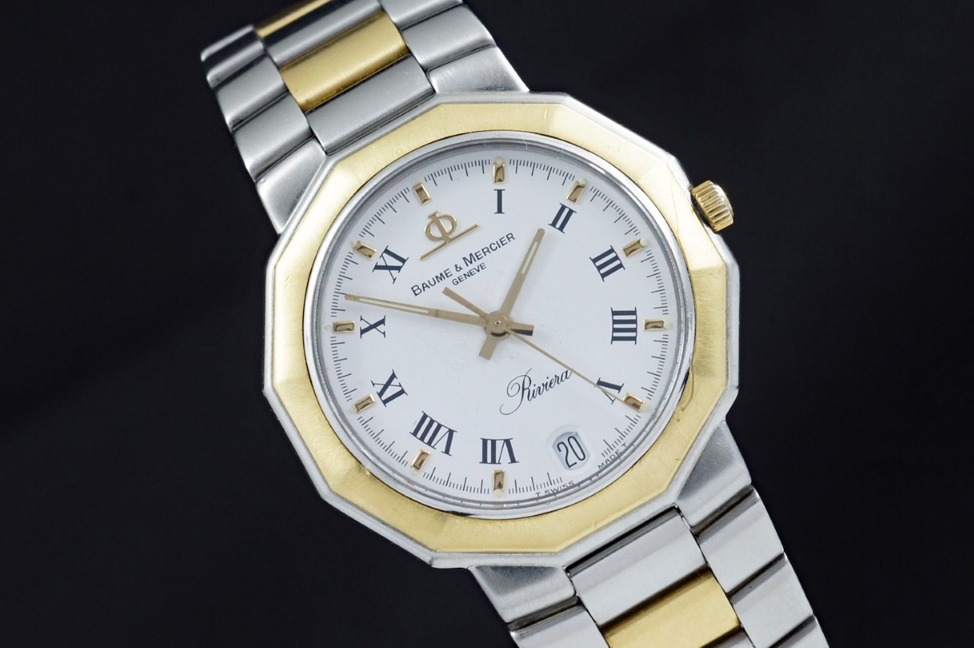 Foto horloge vooraanzicht op RobsWatchPlaza van een: Baume & Mercier Riviera quartz 5131