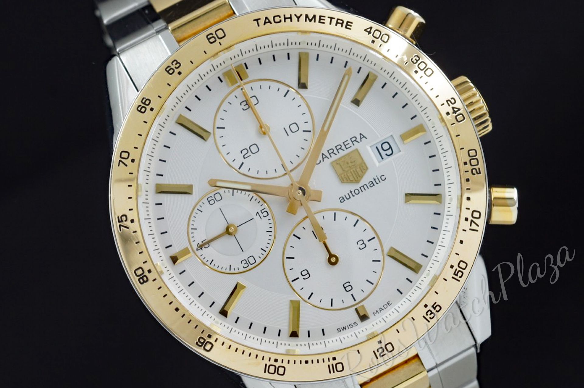 Foto horloge vooraanzicht op RobsWatchPlaza van een: TAG Heuer Carrera Calibre 16 CV2050-1