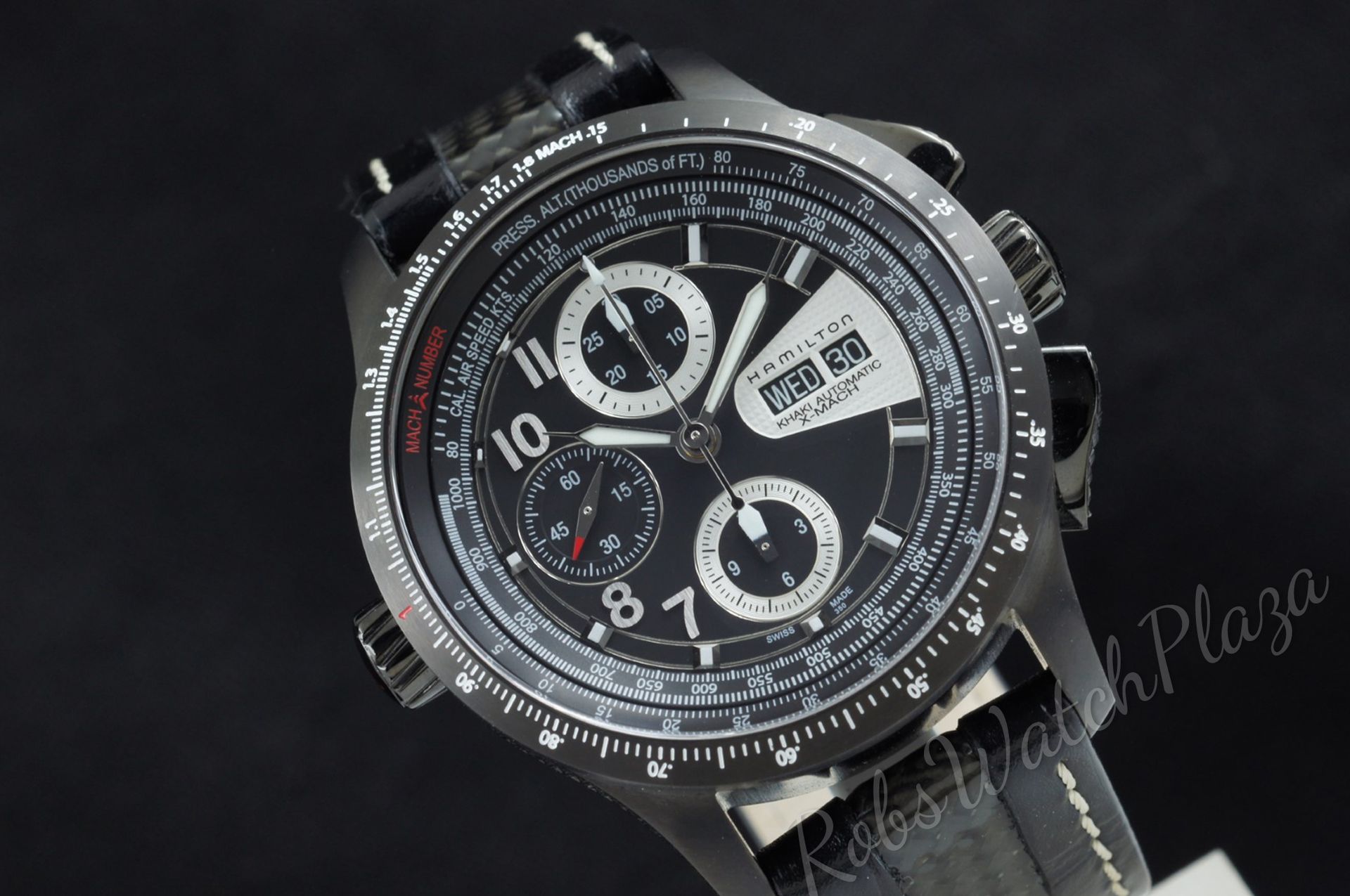 Horloge vooraanzicht: Hamilton Khaki X-Mach Chrono H766860