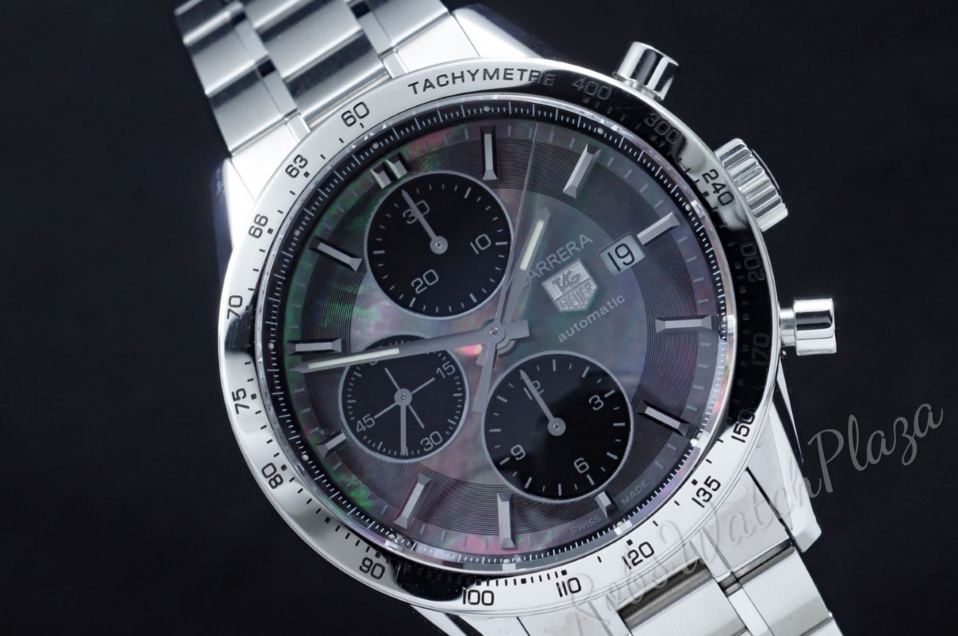 Foto horloge vooraanzicht op RobsWatchPlaza van een: TAG Heuer Carrera Chronograph Calibre 16 CV201P