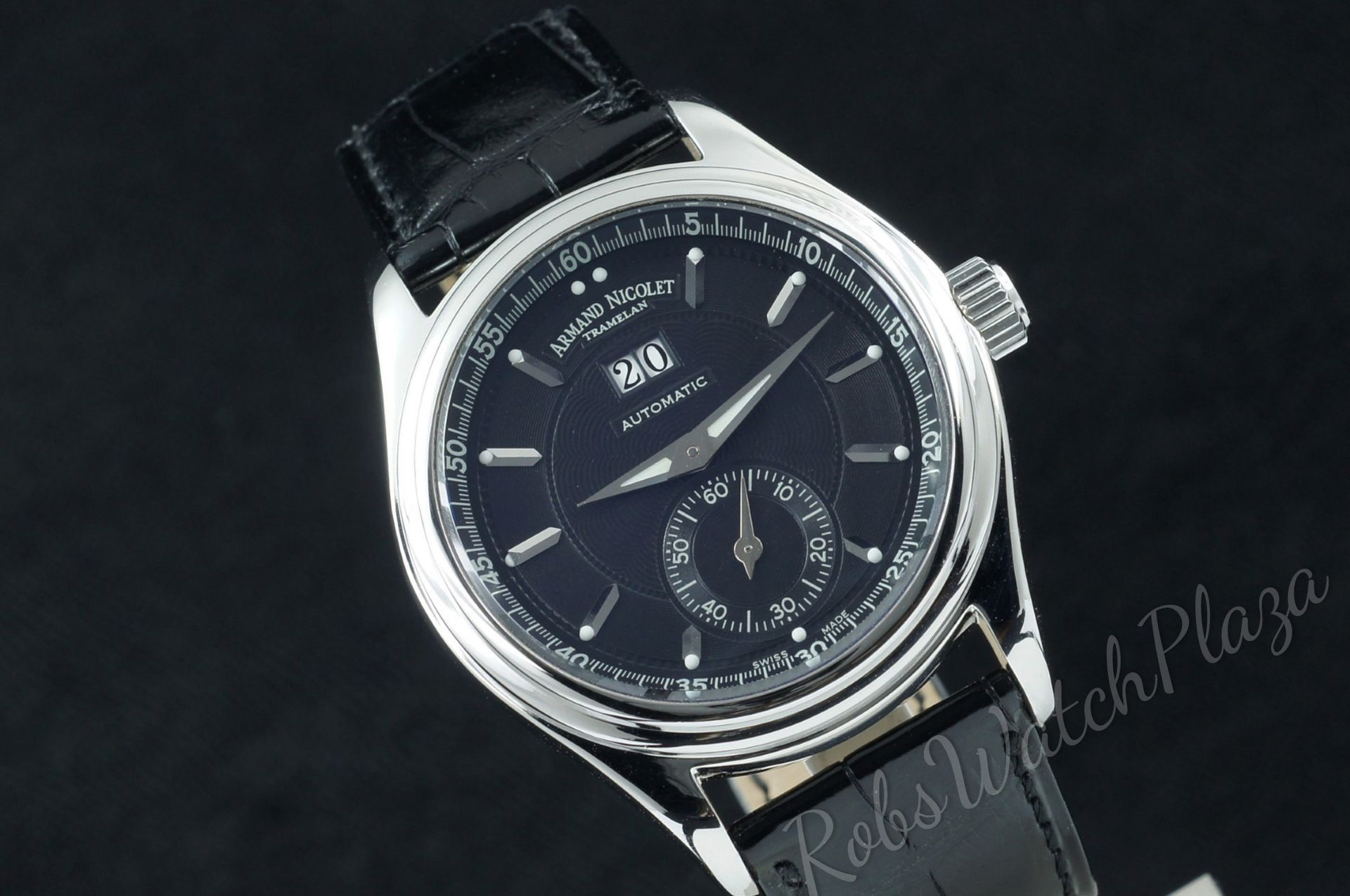 Horloge vooraanzicht: Armand Nicolet MO2 Big Date and Small Seconds 9146-A