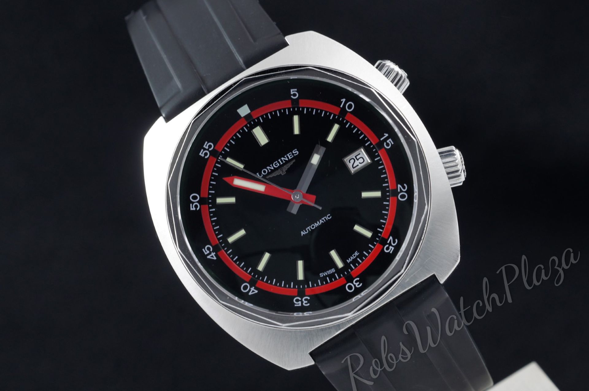 Horloge vooraanzicht: Longines Heritage Diver L2.795.4.52.9