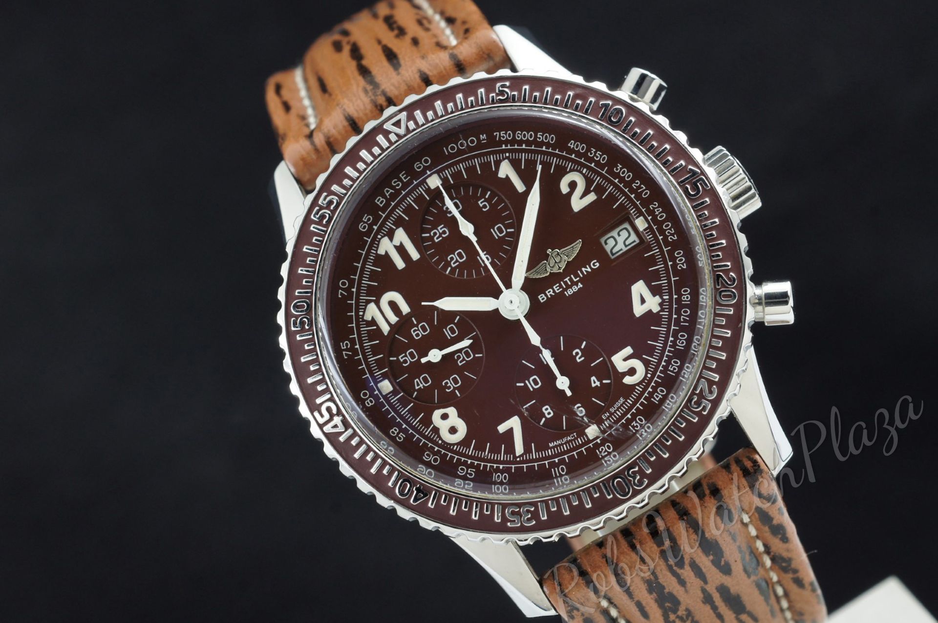 Horloge vooraanzicht: Breitling Navitimer Aviastar Havana Brown A13024
