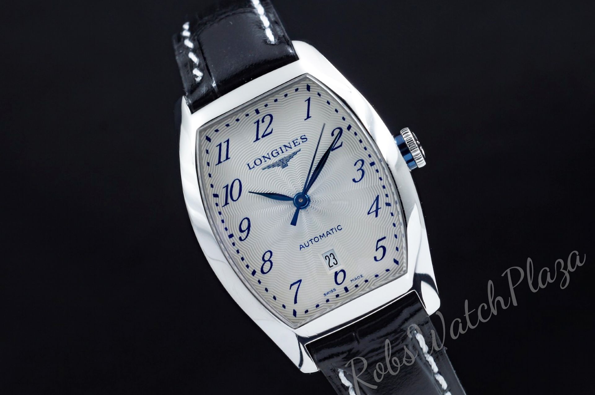 Foto horloge vooraanzicht op RobsWatchPlaza van een: Longines Evidenza Automatic L2.142.4