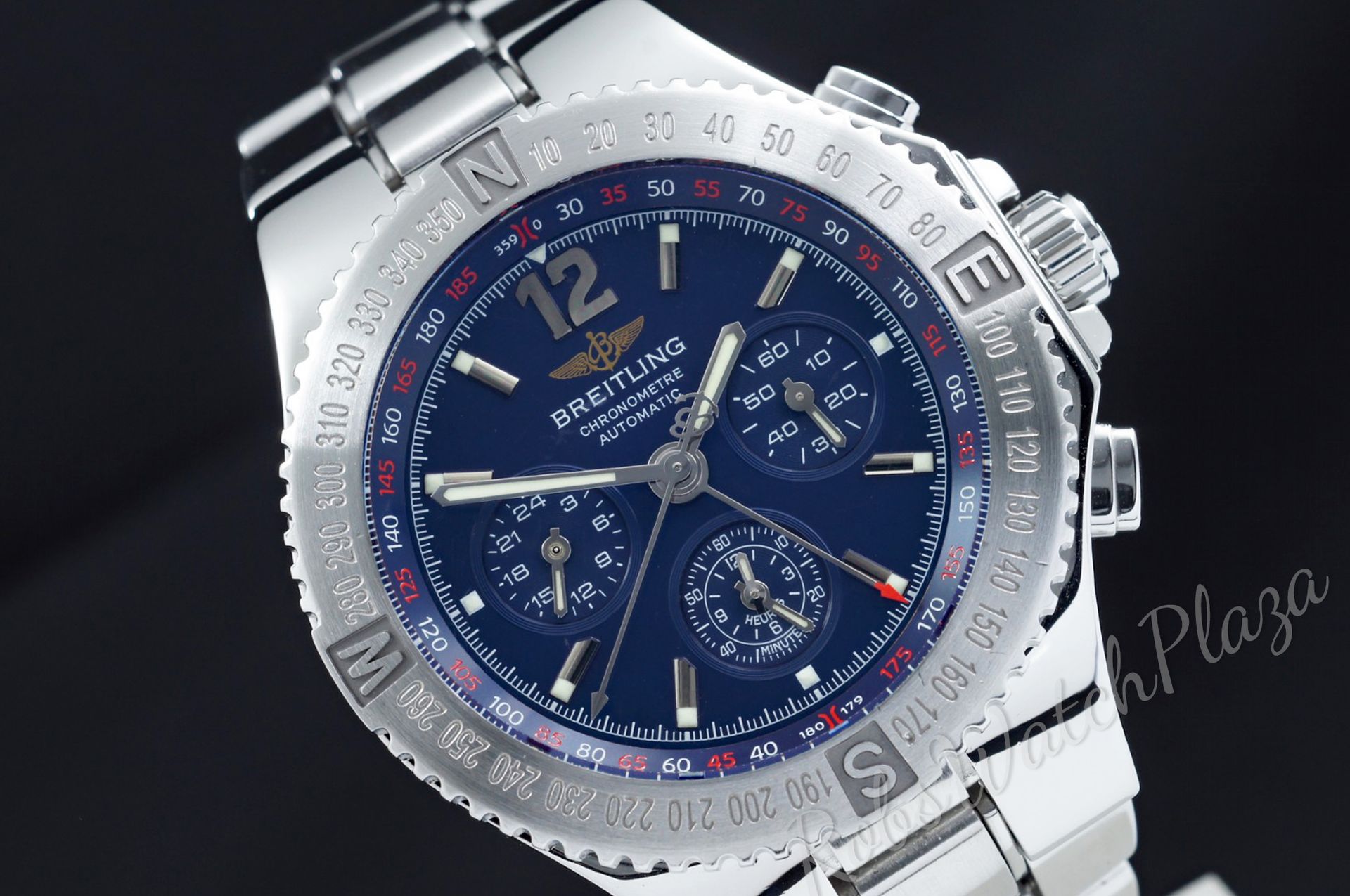 Foto horloge vooraanzicht op RobsWatchPlaza van een: Breitling Hercules Chronograph A39362