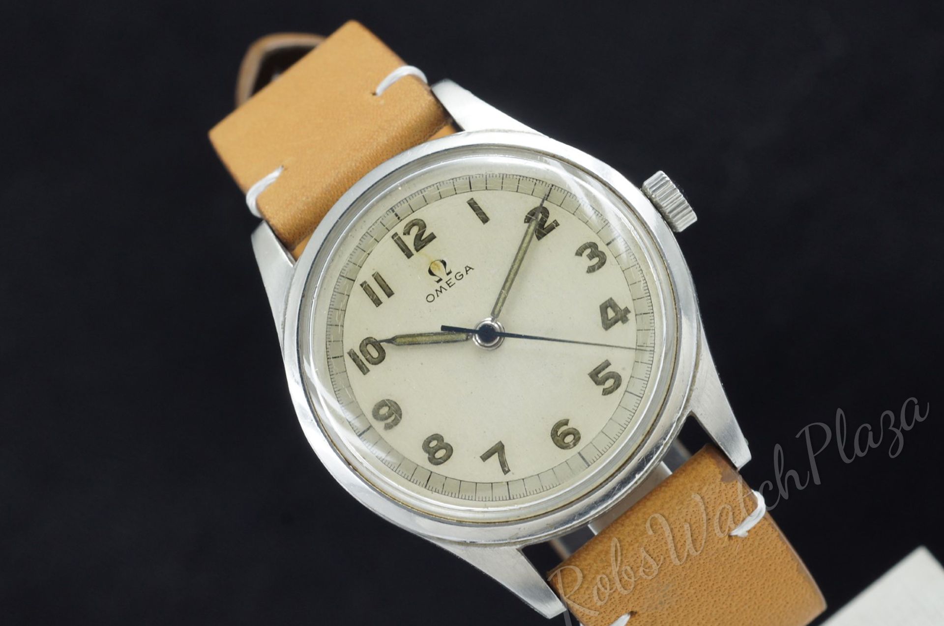 Horloge vooraanzicht: Omega Vintage WWII 2384-7 Cal. 30T2 SC PC 2384-7