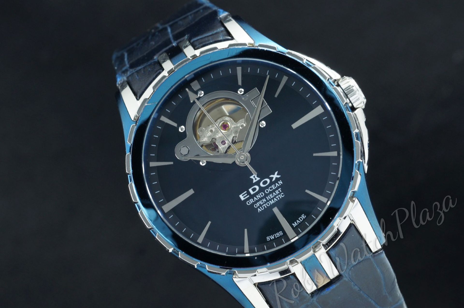 Horloge vooraanzicht: Edox Grand Ocean Open Heart Automatic 85008