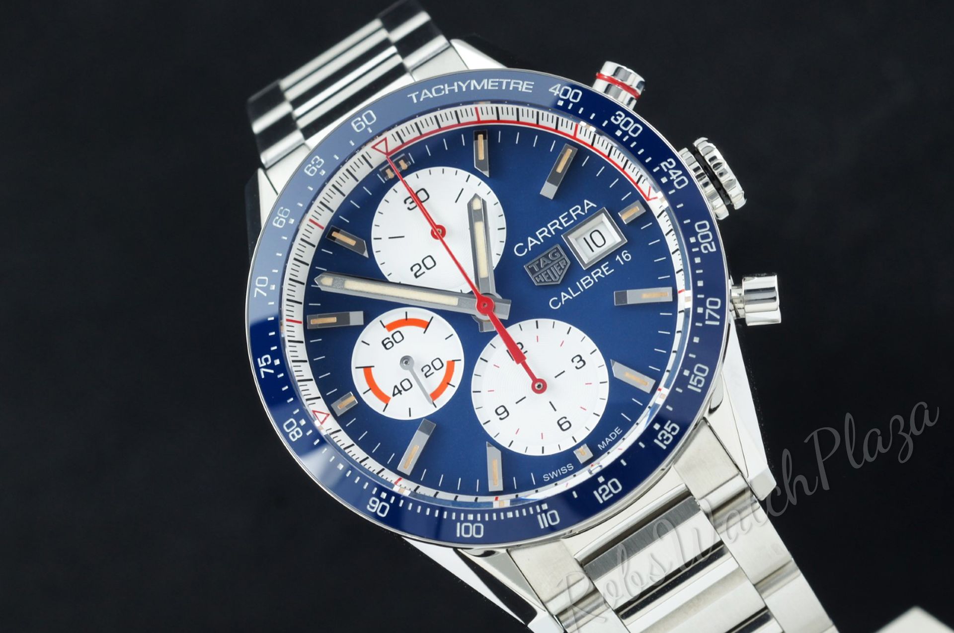 Horloge vooraanzicht: TAG Heuer Carrera Chronograph Calibre 16 CV201AR.BA0715