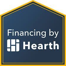 It is a logo for financing by hearth.