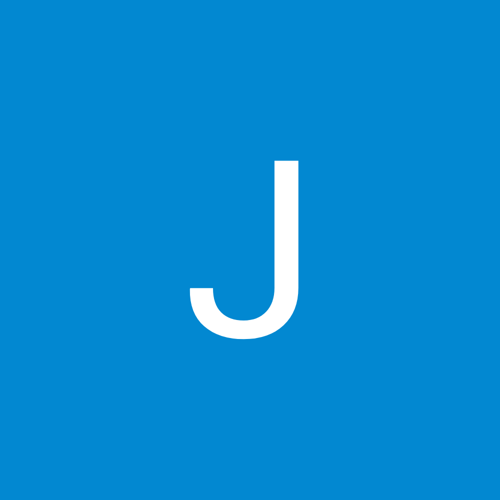 White letter “J” on a blue background.