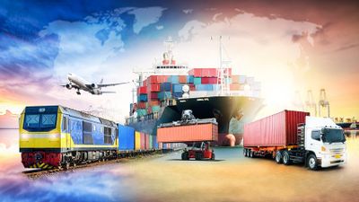 Container Cargo Freight Ship Transport Concept — Orlando, FL — Priority One