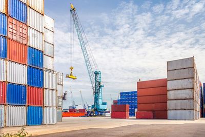 Container Port With Crane — Orlando, FL — Priority One