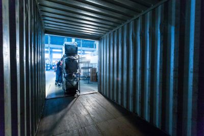 Container Loading Inside View — Orlando, FL — Priority One