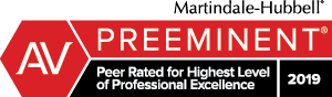 Martindale-Hubbell AV Preeminent Peer Rating 2019 Badge