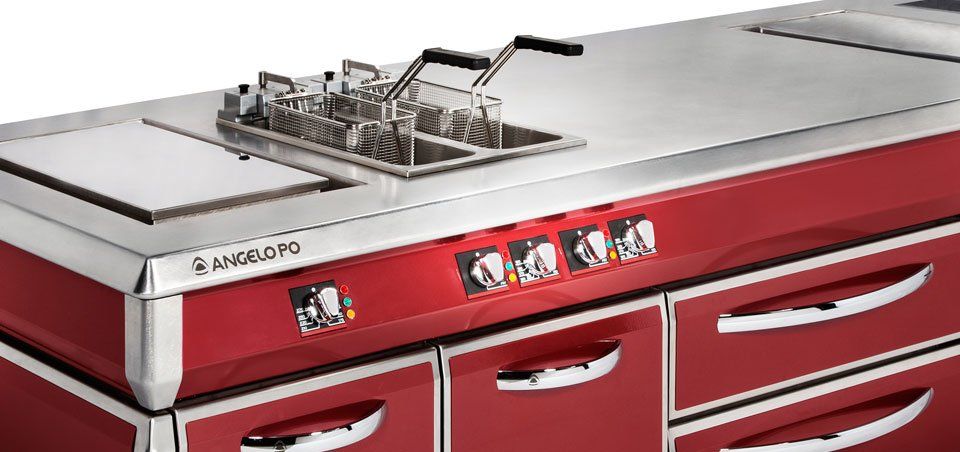 Macchinari e attrezzature per friggere e cuocere