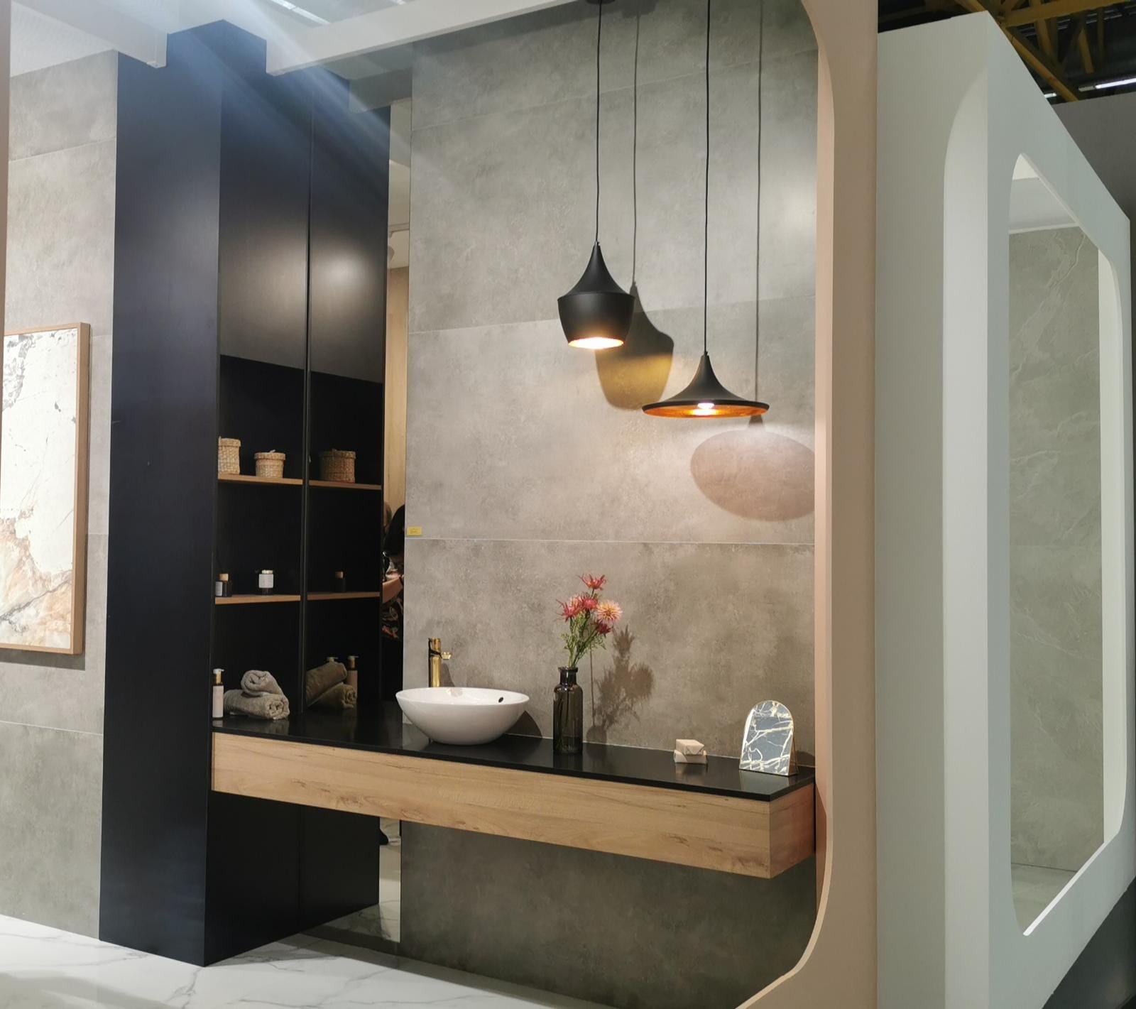 carta da parati ecologica per bagno