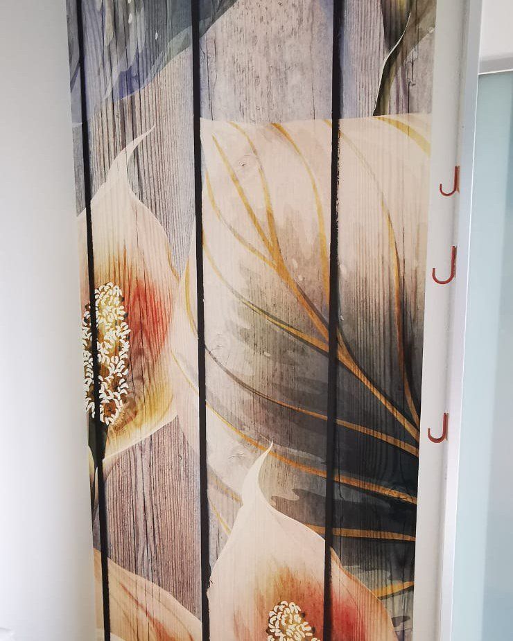 carta da parati floreale personalizzata