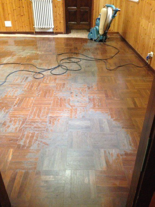 levigatura pavimento in legno