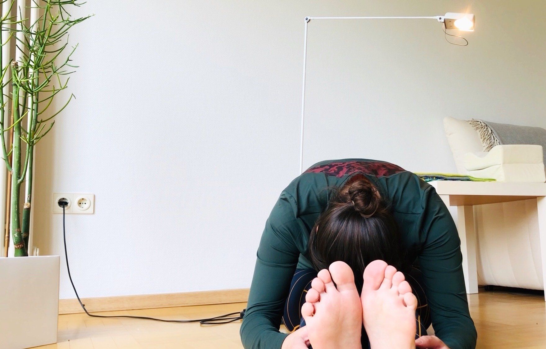 Vorbeuge im Sitzen Yoga