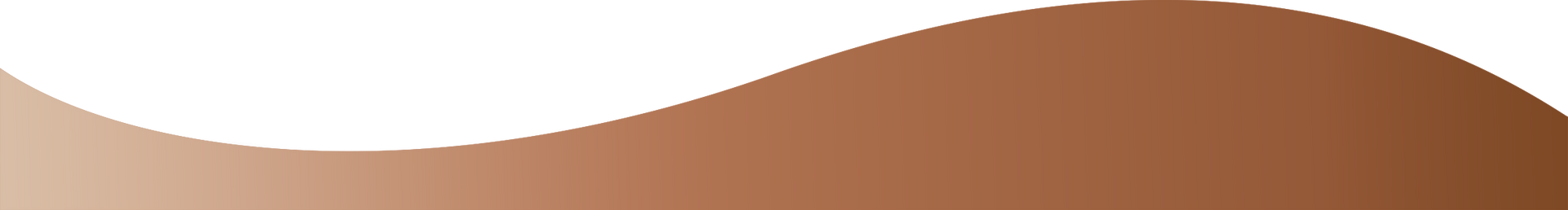 Brown and white gradient, wavy design element.